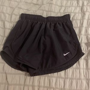 All black nike athletic shorts